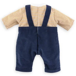 Vêtement pour Grand poupon 42 cm : T-shirt et Salopette marine - Corolle
