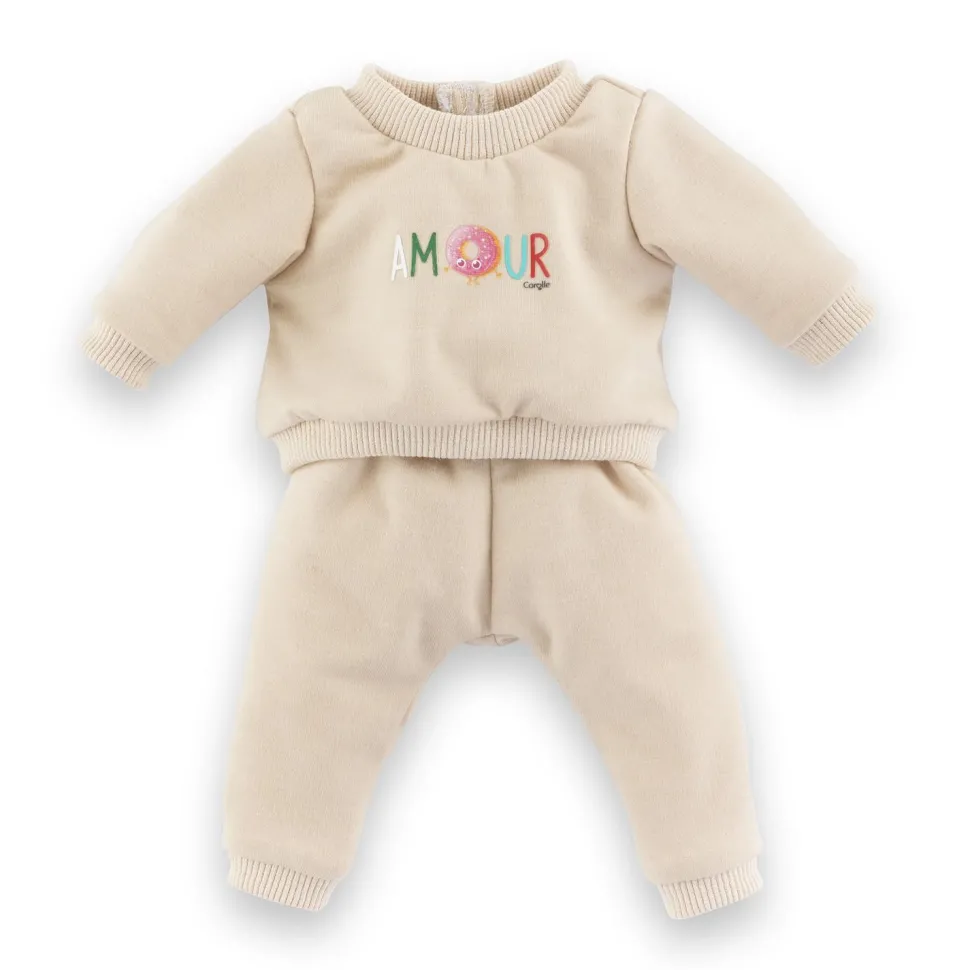 Vêtement pour Grand poupon 42 cm : Jogging beige - Corolle