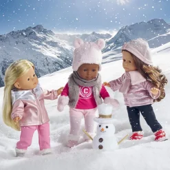 Vêtement pour ma poupée Corolle 36 cm : Après-ski roses - Corolle