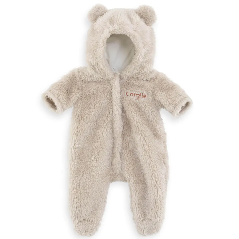 Vêtement pour petit poupon 30 cm : Combi Pilote Ourson - Corolle