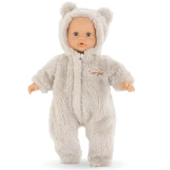 Vêtement pour petit poupon 30 cm : Combi Pilote Ourson - Corolle