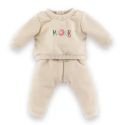 Vêtement pour poupon 30 cm : Jogging beige - Corolle