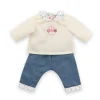 Vêtement pour poupon 30 cm : T-shirt et jean- Week-end à paris - Corolle