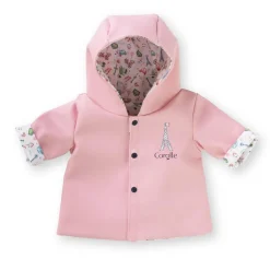 Vêtement pour poupon 30 cm : Ciré réversible- Week-end à paris - Corolle