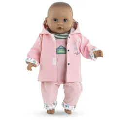 Vêtement pour poupon 30 cm : Ciré réversible- Week-end à paris - Corolle