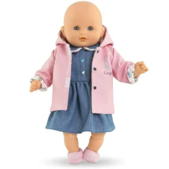 Vêtement pour poupon 30 cm : Ciré réversible- Week-end à paris - Corolle