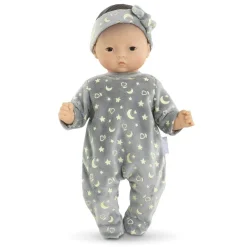 Vêtement pour poupon 30 cm : Pyjama brille dans la nuit & bandeau - Corolle