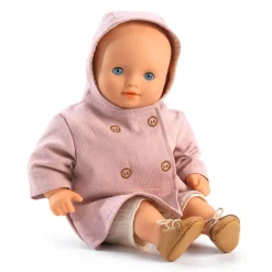 Vêtement pour Poupon Poméa 32 cm : Manteau à capuche - Djeco