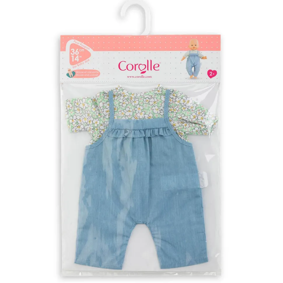 Vêtements pour grands poupons 36 cm Mon classique Corolle : Blouse Et Salopette - Corolle