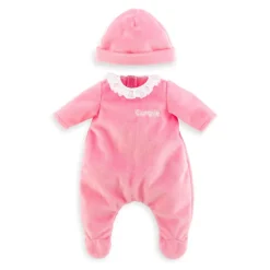 Vêtements pour grands poupons 36 cm Mon classique Corolle : Pyjama Rose et Bonnet - Corolle