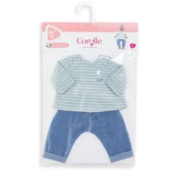 Vêtements pour grands poupons 36 cm Mon classique Corolle : Pantalon et Marinière Bords De Loire - Corolle