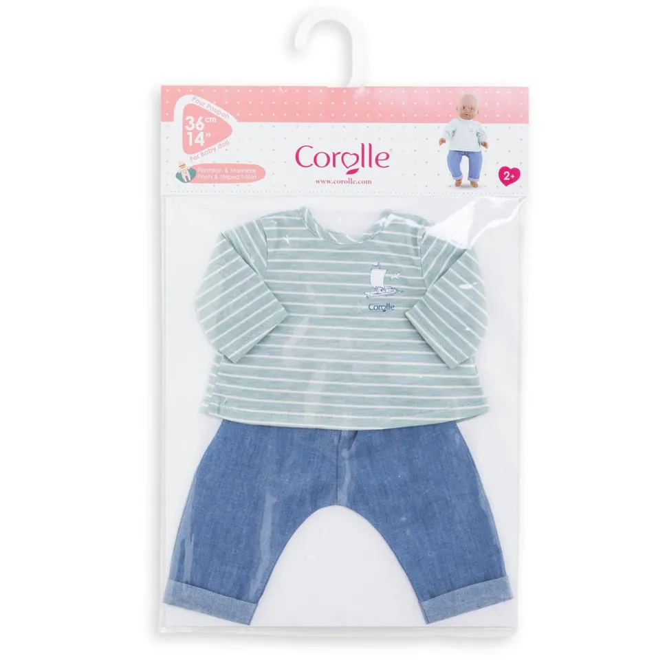 Vêtements pour grands poupons 36 cm Mon classique Corolle : Pantalon et Marinière Bords De Loire - Corolle