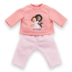 Vêtements pour ma poupée Corolle 36 cm : Pyjama rose 2 pièces - Corolle