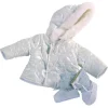 Vêtements pour poupée de 45 à 50 cm : Manteau et bottes - Gotz