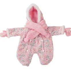 Vêtements pour poupée de 30 à 33 cm : Combinaison rose pour bébé - Gotz