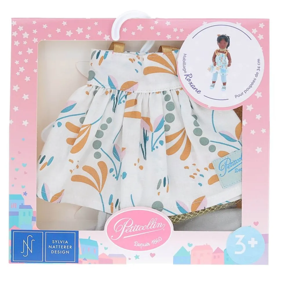Vêtements pour poupée Petitcollin 34 cm : Habillage Roxane pour Minouche - Petitcollin
