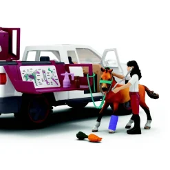 Vétérinaire mobile avec remorque - Schleich