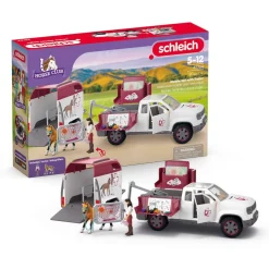 Vétérinaire mobile avec remorque - Schleich