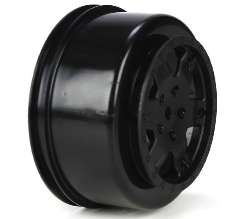 Wheel, Black (2): 22SCT - Losi - TLR