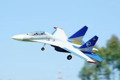 Xfly Jet EDF SU-27 bi-turbine 50mm env 750mm No Tx-Rx-Batt Version Gris - Xfly