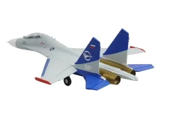 Xfly Jet EDF SU-27 bi-turbine 50mm env 750mm No Tx-Rx-Batt Version Gris - Xfly