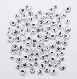 Yeux en bois, set de 126 - Eduplay